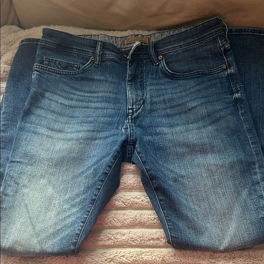 Robert Graham Men's Blue Denim Jeans